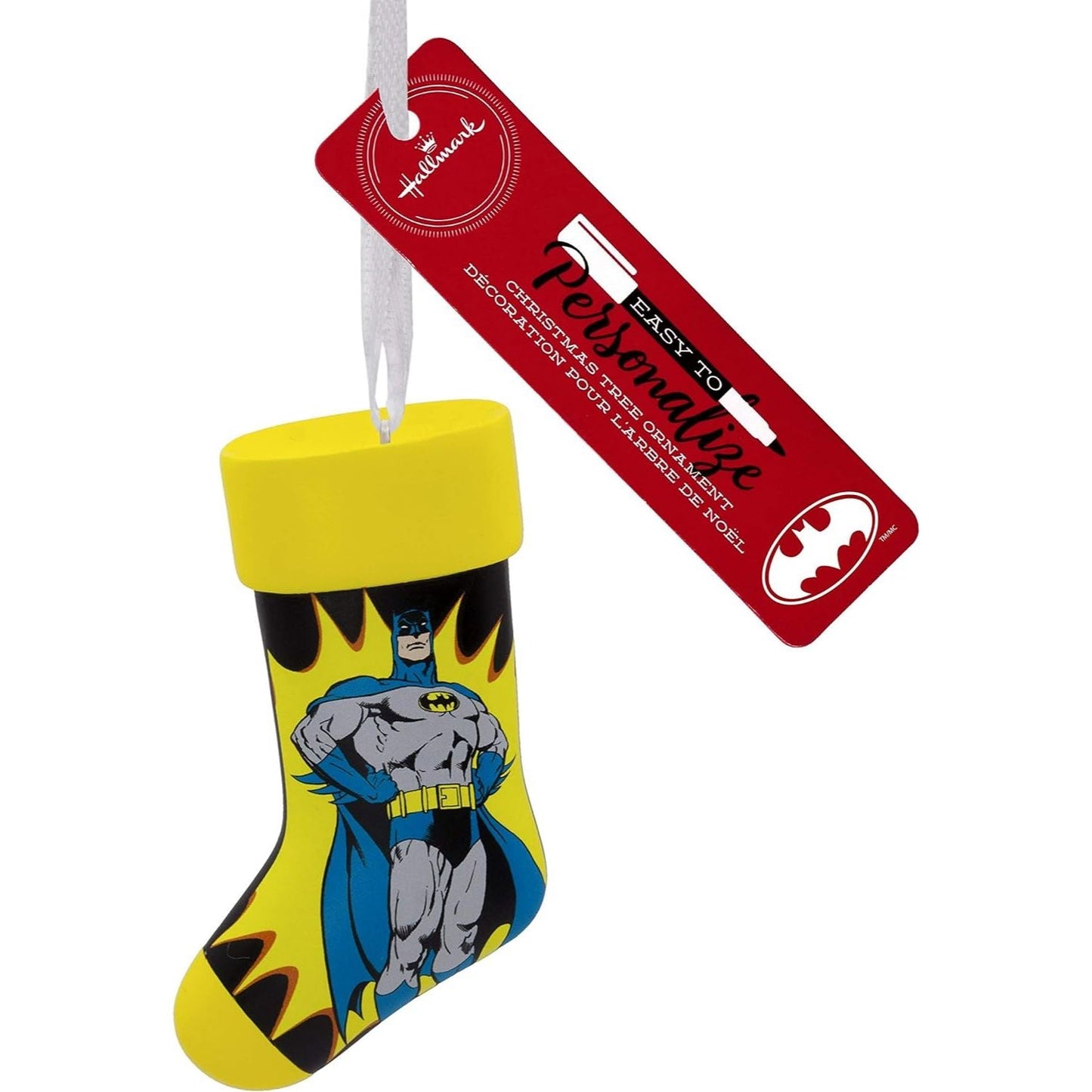 DC Comics Batman Stocking Personalized Hallmark Ornament
