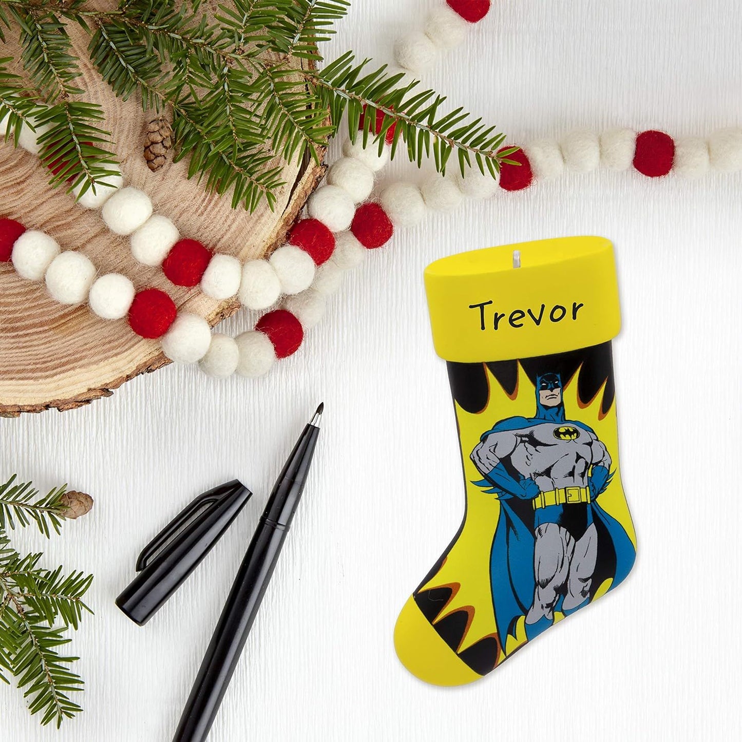 DC Comics Batman Stocking Personalized Hallmark Ornament