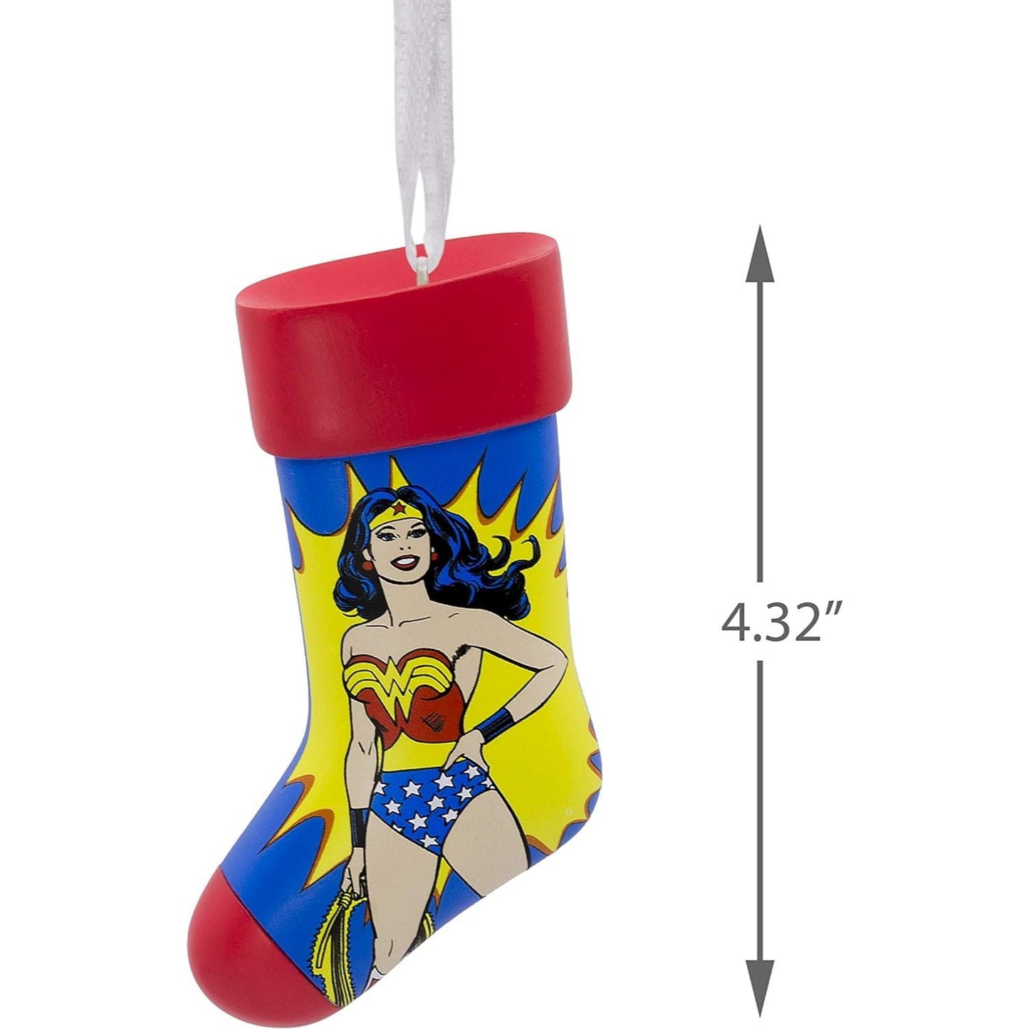 DC Comics Wonder Woman Stocking Personalized Hallmark Ornament