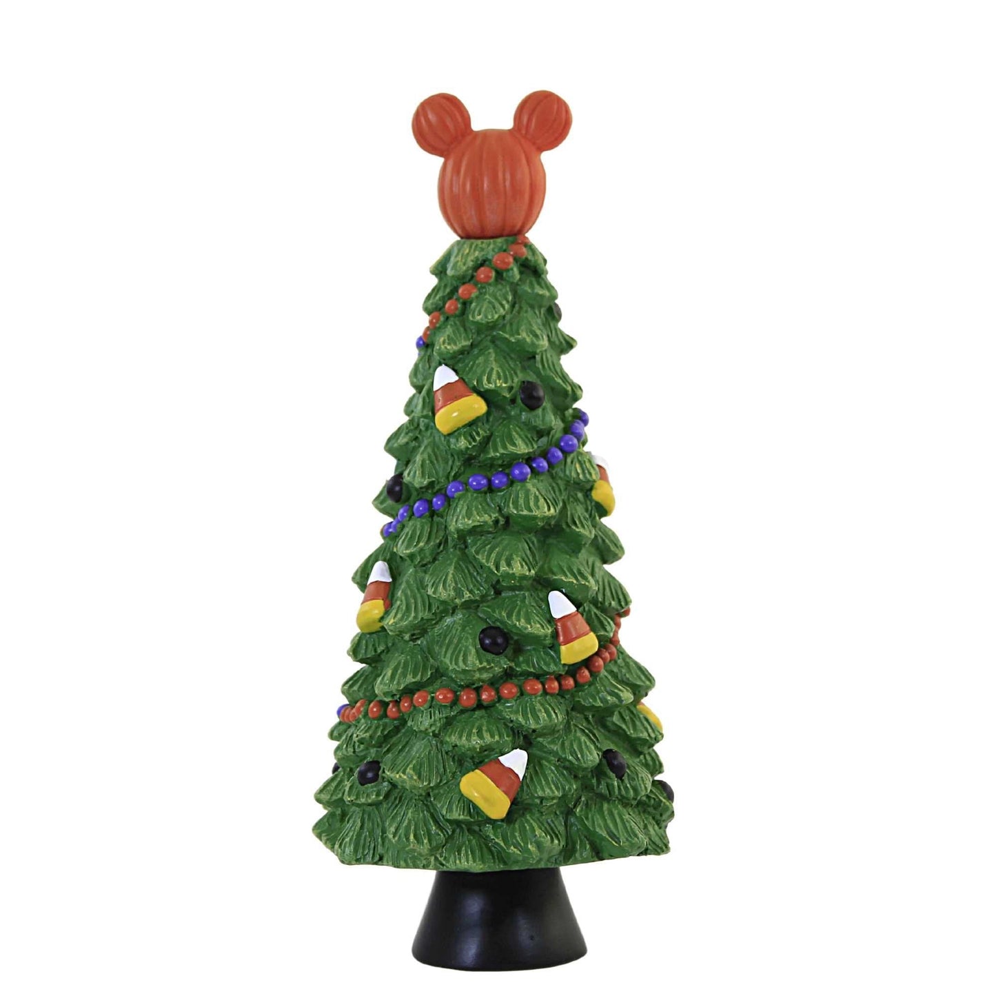 Department 56 Disney Halloween Village Accessories Pumpkintown Manor Tree Figurine, 6.625 Inch