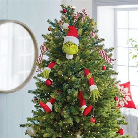 Department 56 Dr. Seuss The Grinch by Possible Dreams Decorate in a Cinch Tree Topper Set