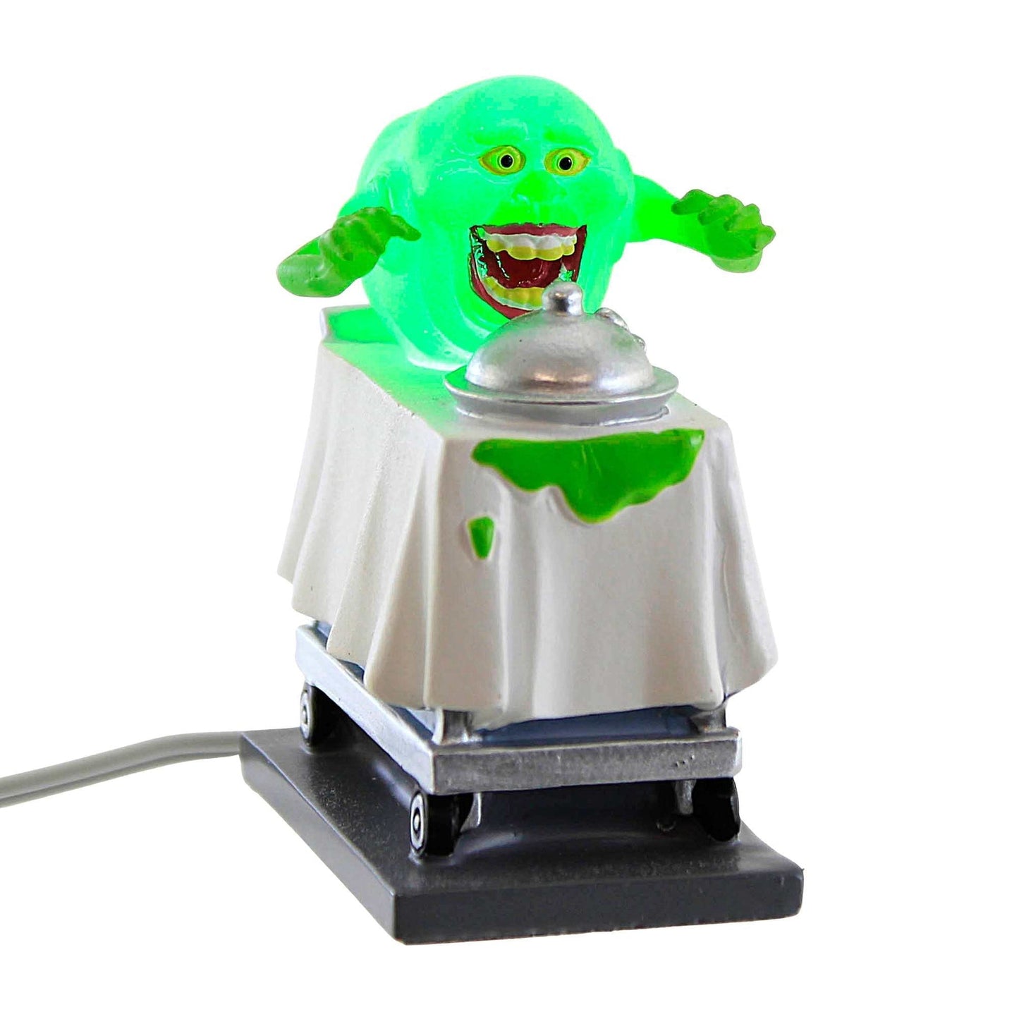 Department 56 Ghostbusters Village Accessories Slimer on Meal Cart Lit Figurine, 2.56" H