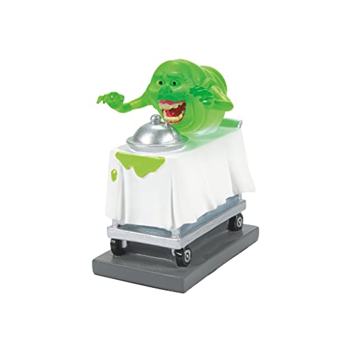 Department 56 Ghostbusters Village Accessories Slimer on Meal Cart Lit Figurine, 2.56" H