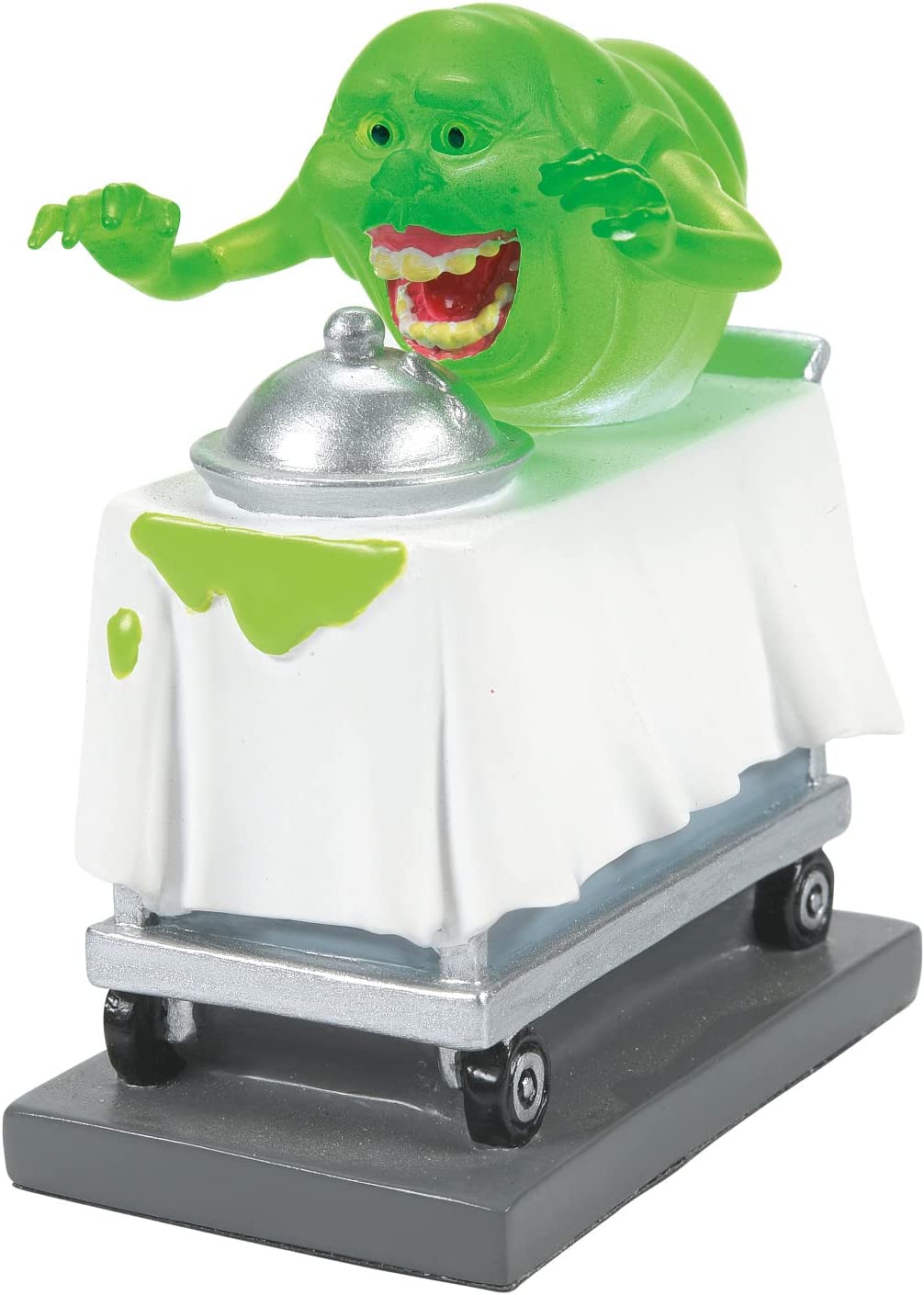 Department 56 Ghostbusters Village Accessories Slimer on Meal Cart Lit Figurine, 2.56" H