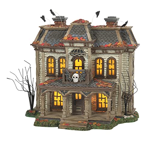 Department 56 Mistress of The Dark Village Elvira's House Lit Building, 7.87 Inch