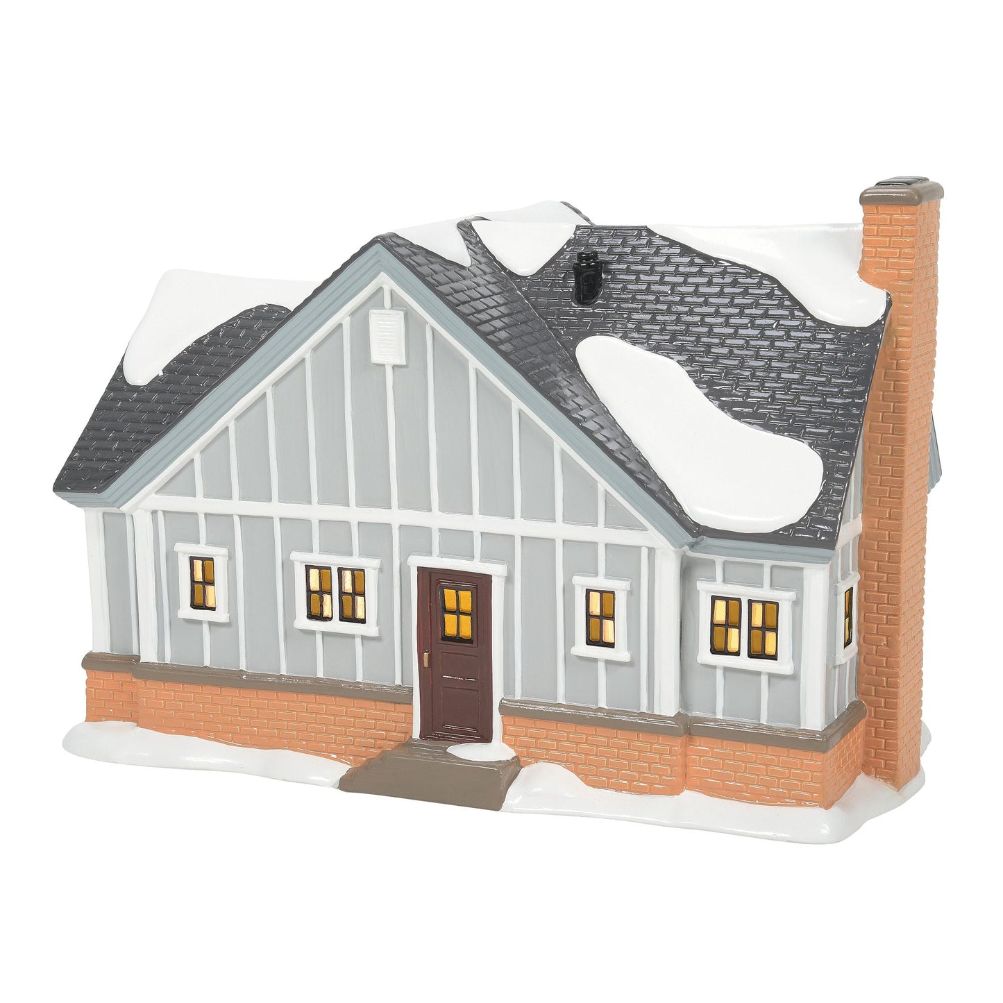 Department 56 Original Snow Village Holiday Starter Home, Lighted Building