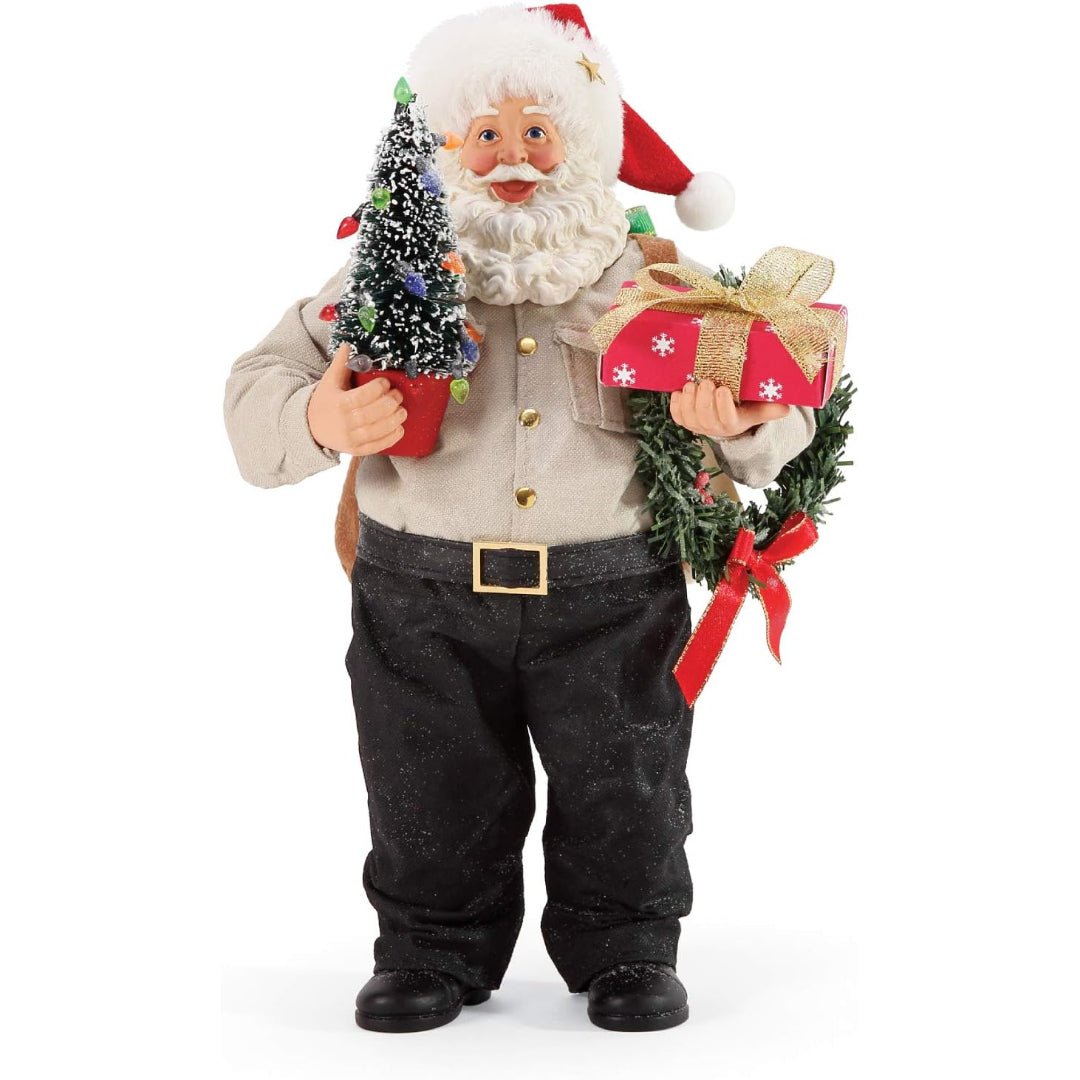 Department 56 Possible Dreams Santa 10 - 23 Arrived at Location Police Figurine, 10.5"
