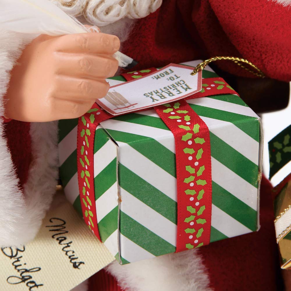 Department 56 Possible Dreams Santa Christmas Traditions Fine Details Limited Edition Figurine Set, 8.5"