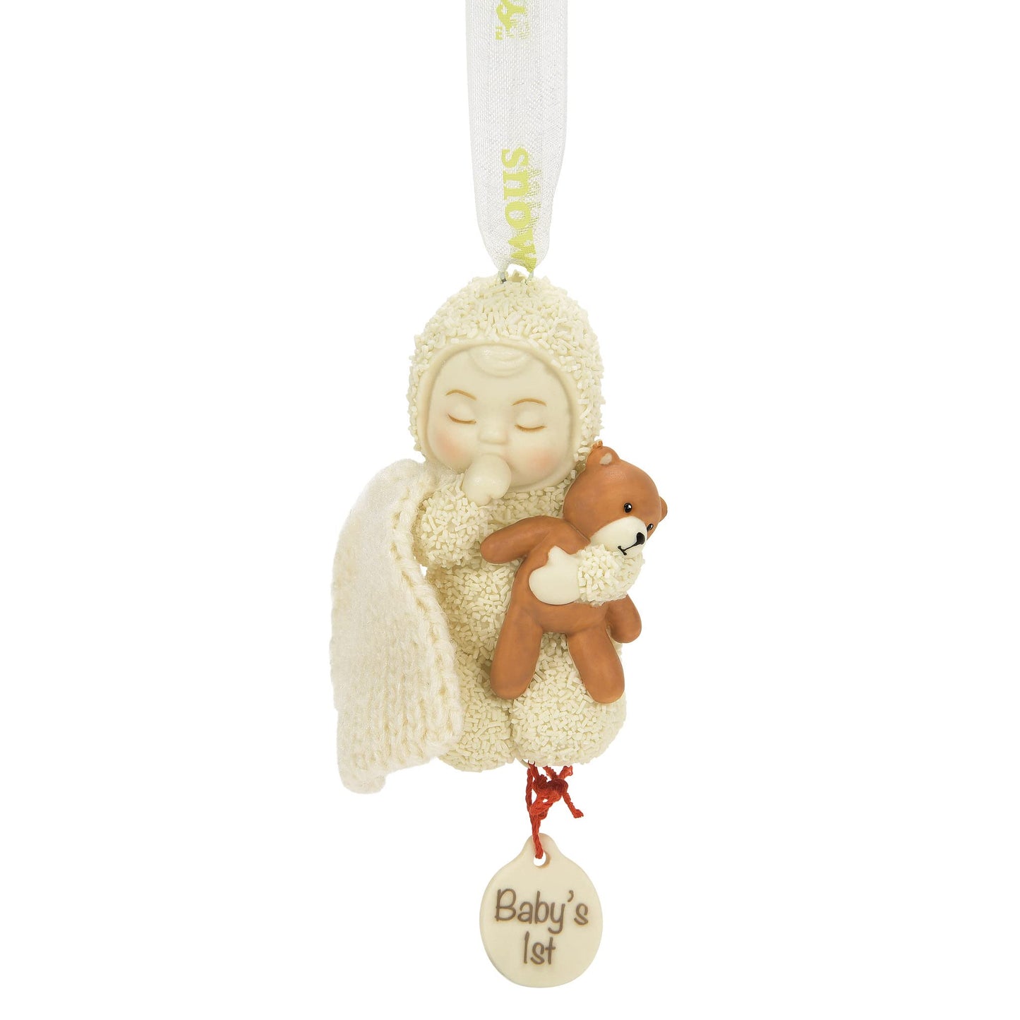 Department 56 Snowbabies Sleepy Slumber Baby's First Ornament, 2.76 Inch