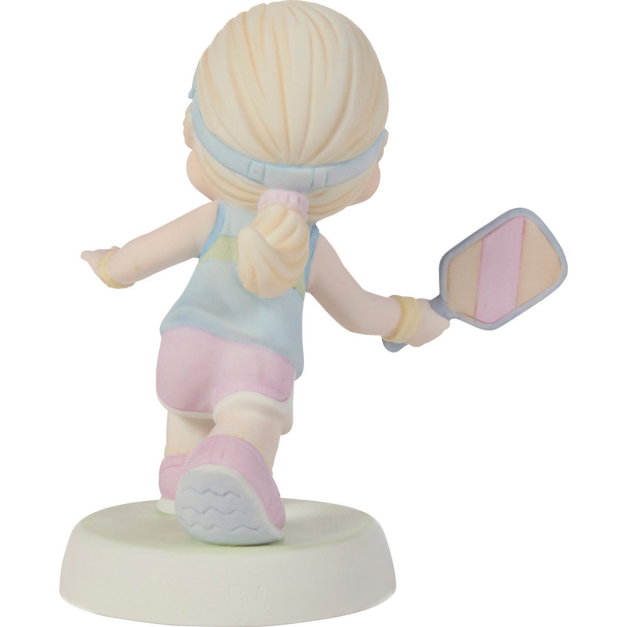 Dink Diva, Bisque Porcelain Figurine, Pickleball Girl