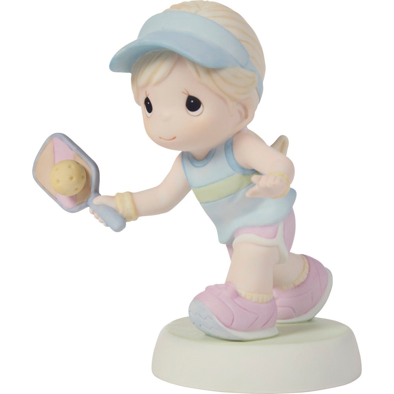Dink Diva, Bisque Porcelain Figurine, Pickleball Girl