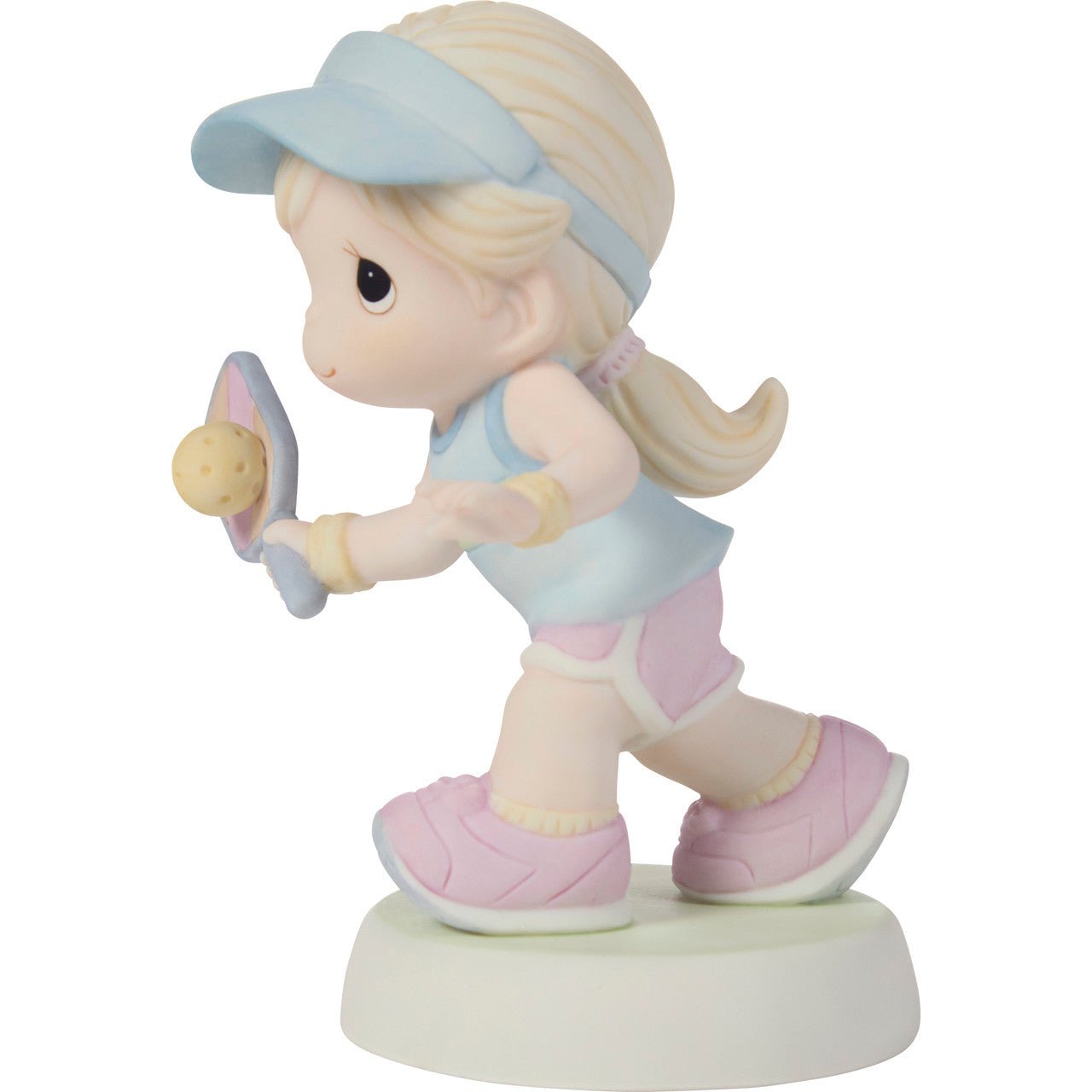 Dink Diva, Bisque Porcelain Figurine, Pickleball Girl