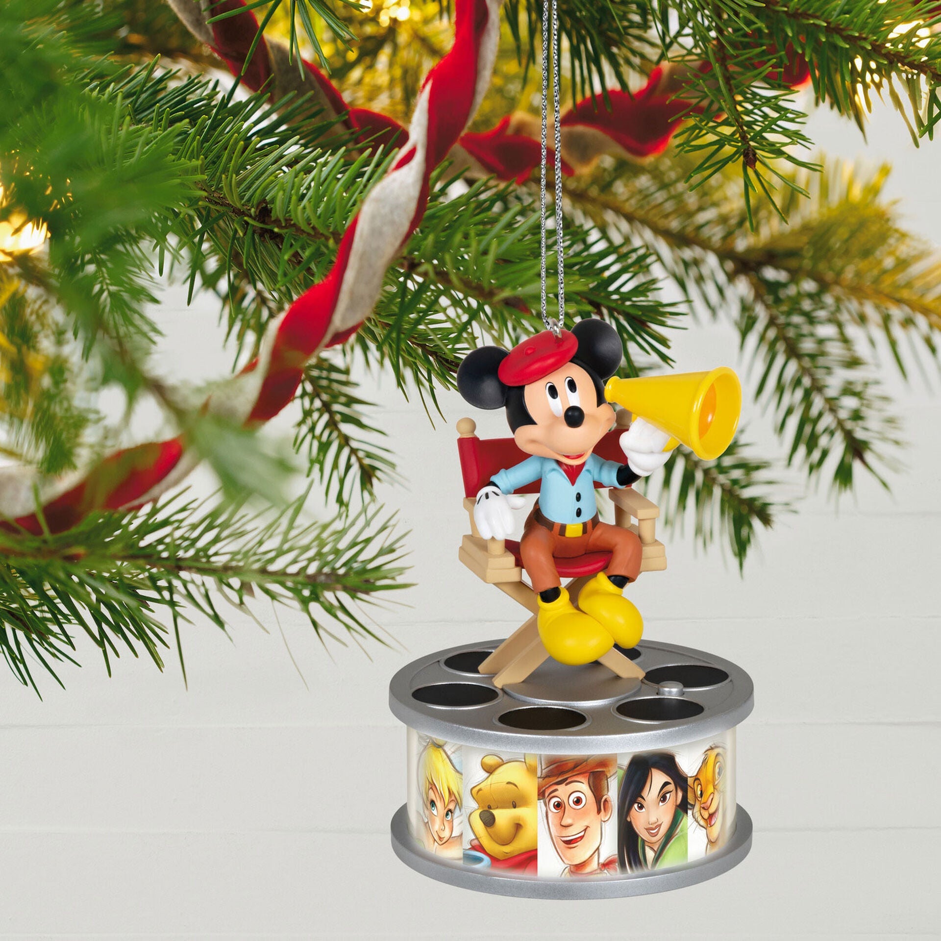 Disney 100 Years of Wonder Director Mickey Mouse, 2023 Keepsake Ornament With Light and Sound