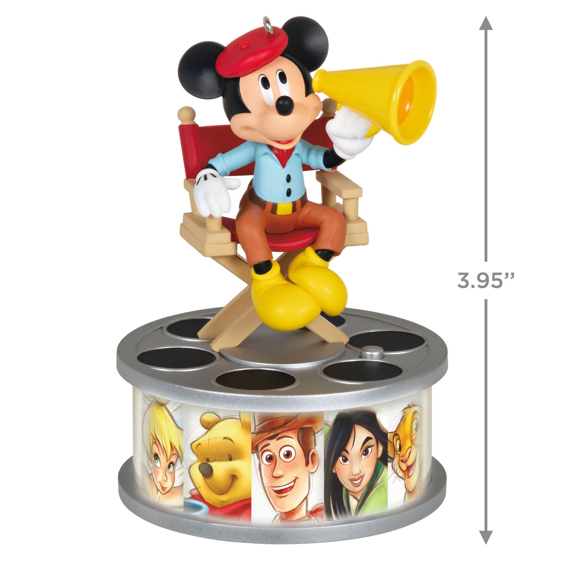 Disney 100 Years of Wonder Director Mickey Mouse, 2023 Keepsake Ornament With Light and Sound