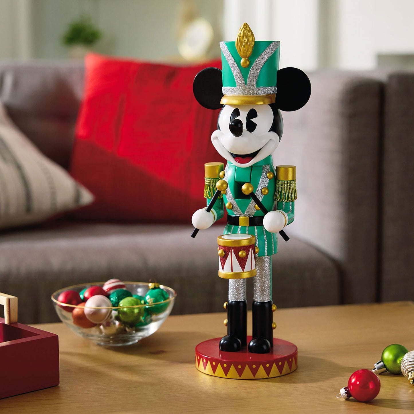 Disney 100 Years of Wonder Mickey Mouse Holiday Nutcracker Figurine, 13.7"