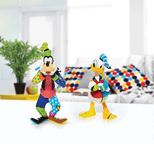 Disney by Romero Britto Goofy Figurine, 10.4 Inch