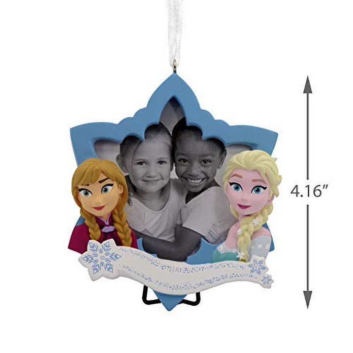 Disney Frozen Anna and Elsa Picture Frame Personalized Hallmark Ornament