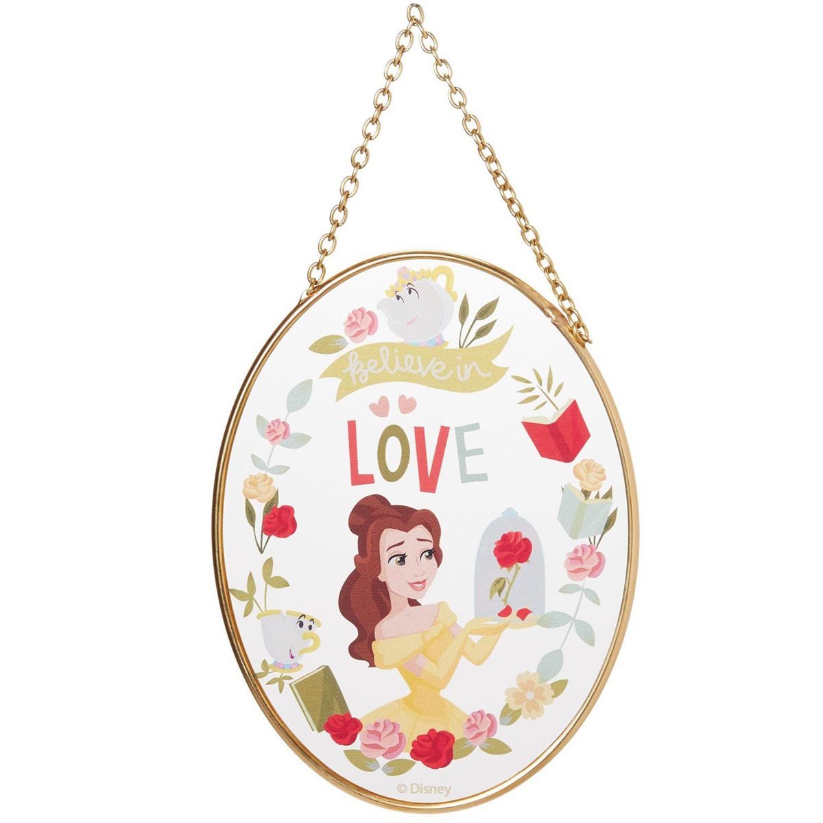 Disney Garden Beauty and the Beast Belle Suncatcher