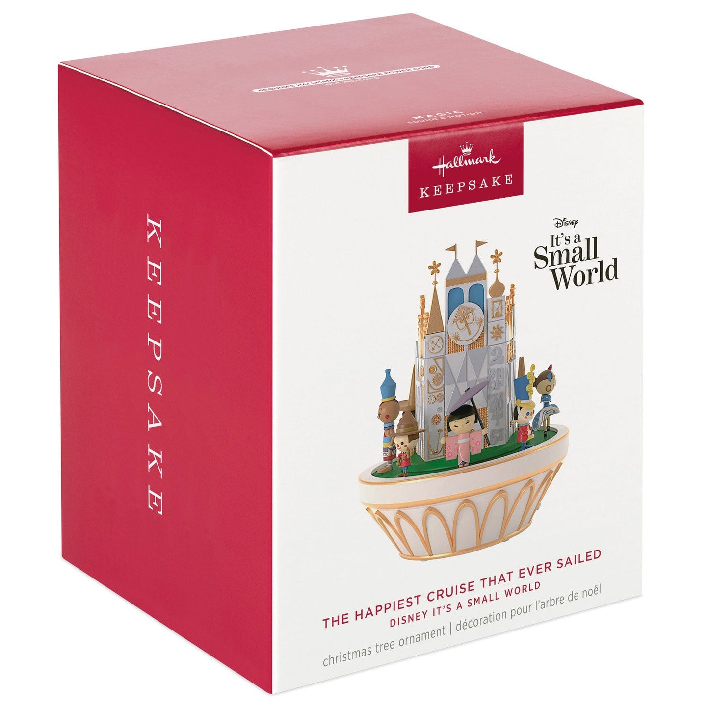 Disney It's a Small World The Happiest Cruise That Ever Sailed 2024 Keepsake Ornament and Motion
