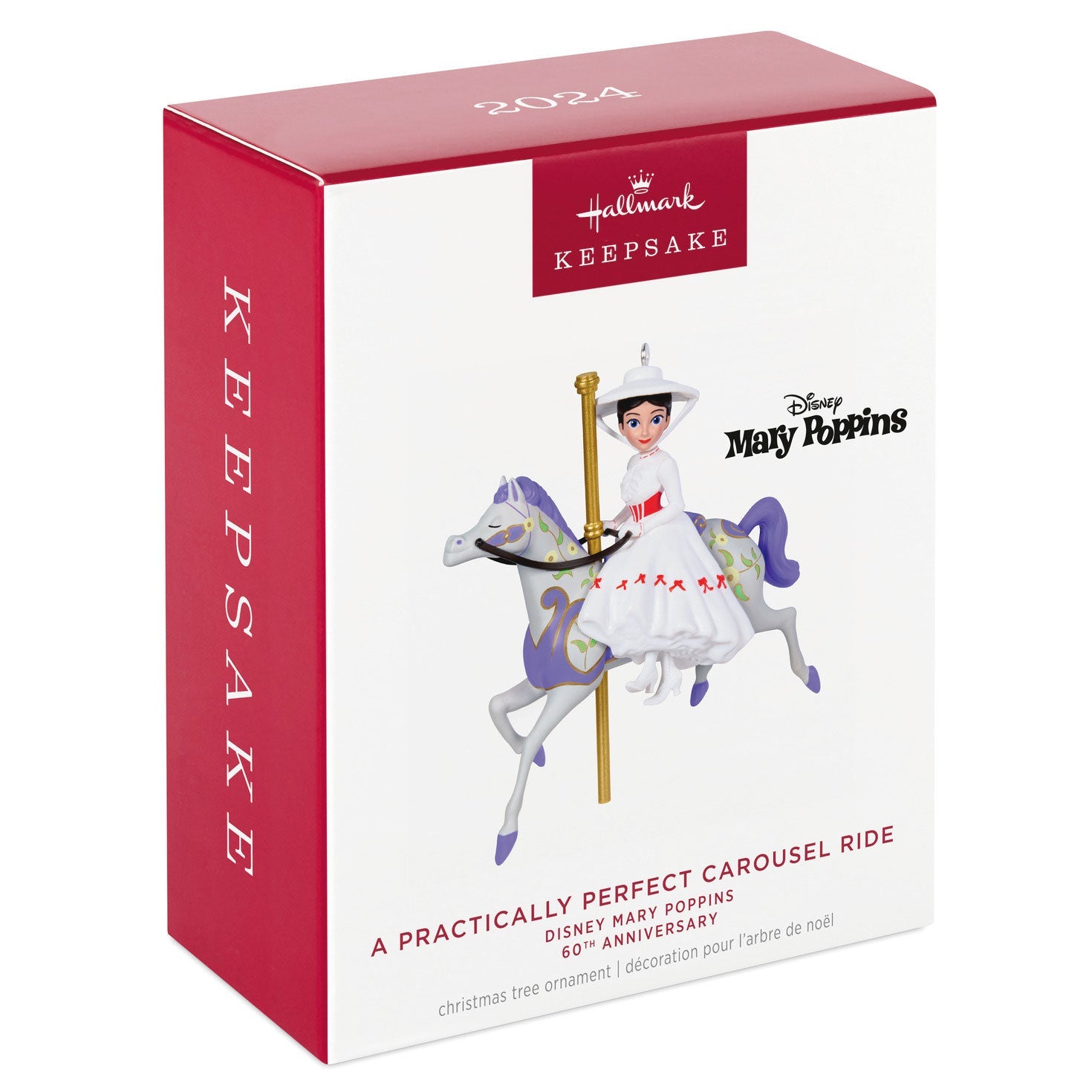 Disney Mary Poppins 60th Anniversary A Practically Perfect Carousel Ride 2024 Keepsake Ornament