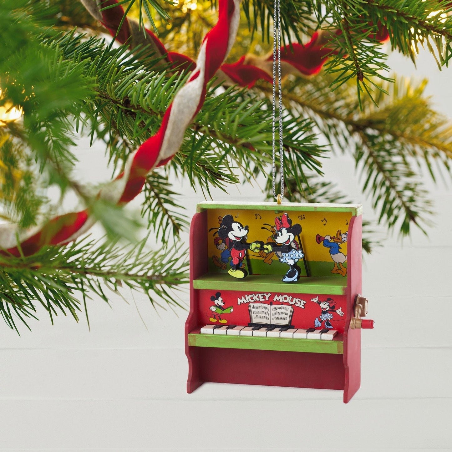 Disney Mickey and Minnie Lets Dance! Musical, 2023 Keepsake Ornament With Motion