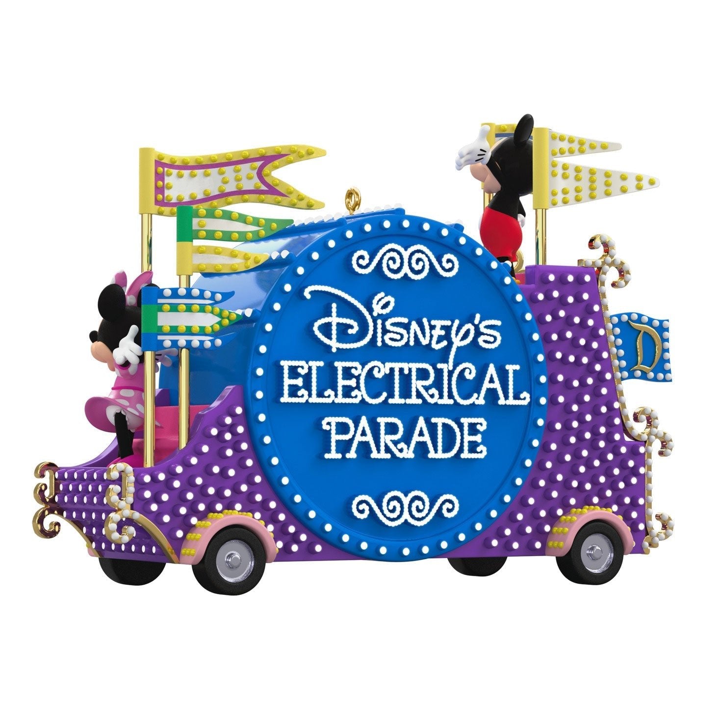 Disney Mickey Mouse Disney's Electrical Parade Musical, 2023 Keepsake Ornament With Light