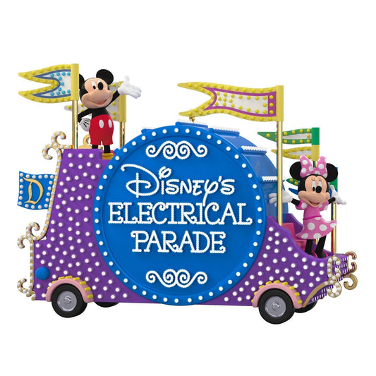 Disney Mickey Mouse Disney's Electrical Parade Musical, 2023 Keepsake Ornament With Light