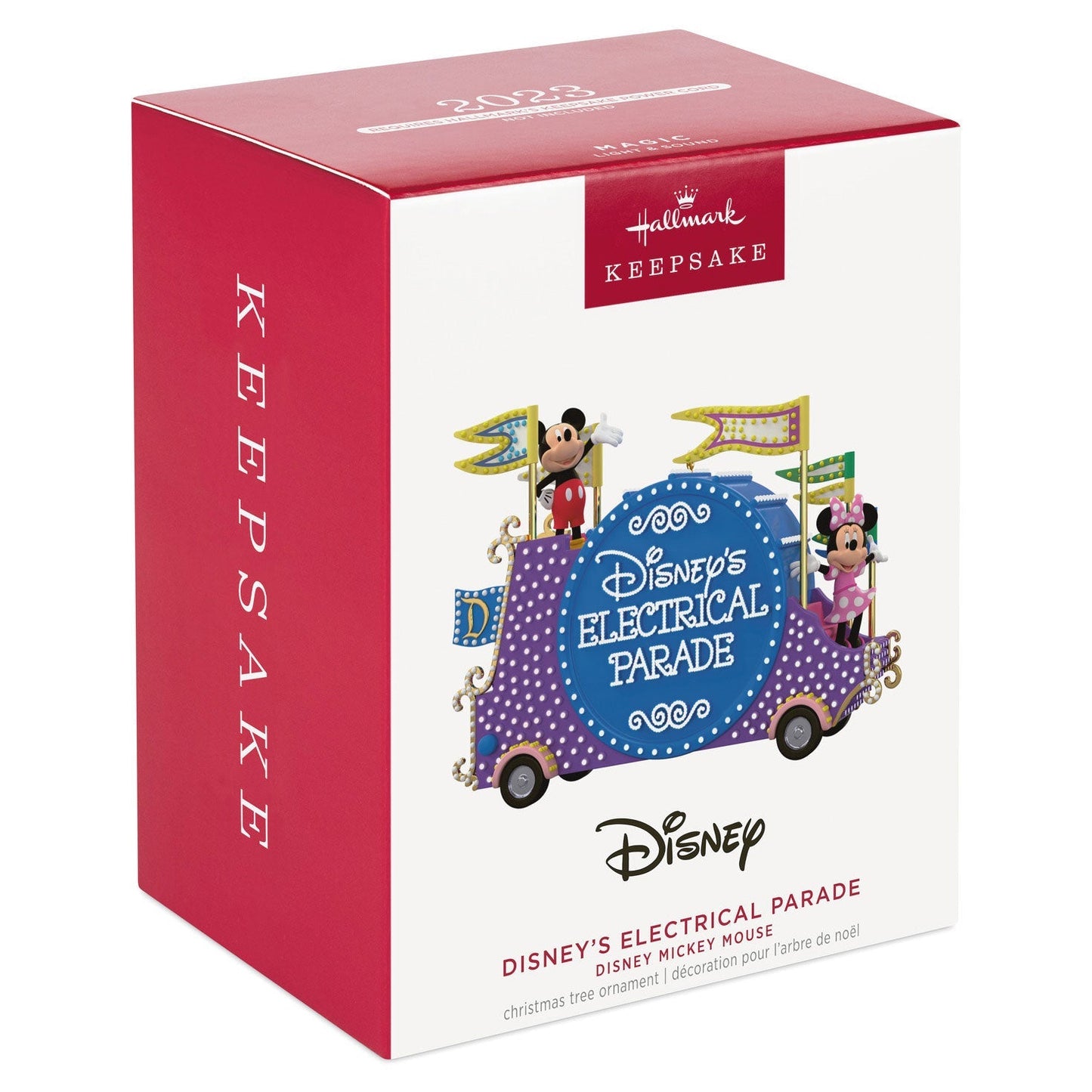 Disney Mickey Mouse Disney's Electrical Parade Musical, 2023 Keepsake Ornament With Light