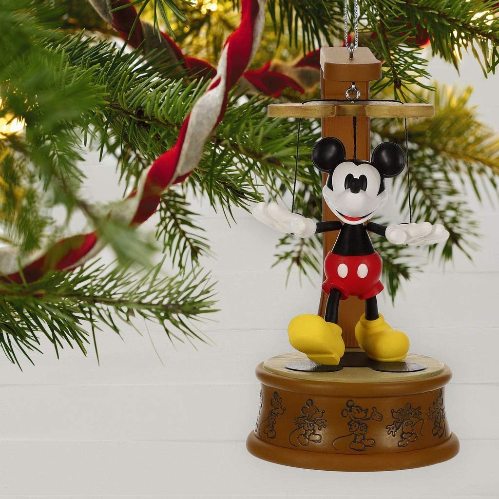 Disney Mickey Mouse Marionette, 2019 Keepsake Exclusive Club Ornament