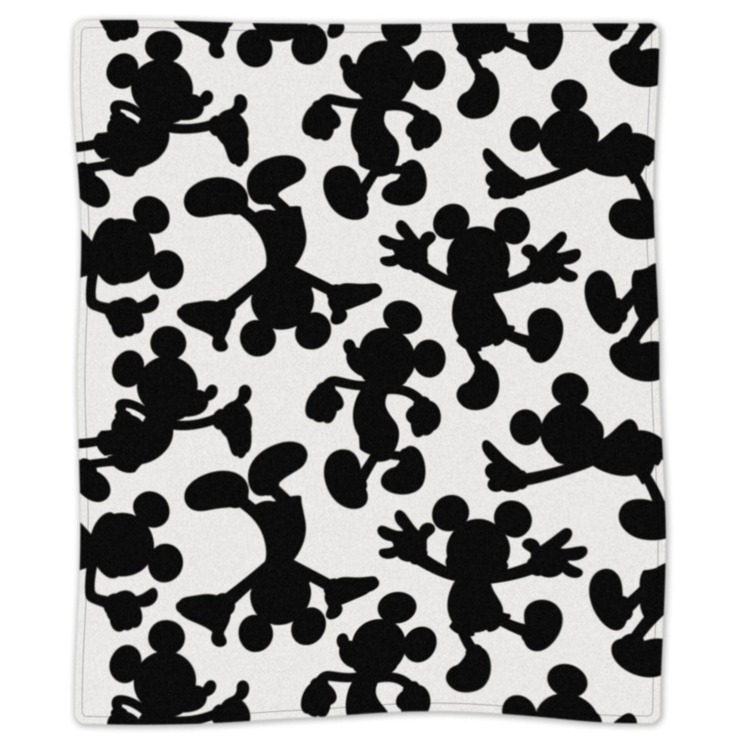 Disney Mickey Mouse Silhouette Throw Blanket