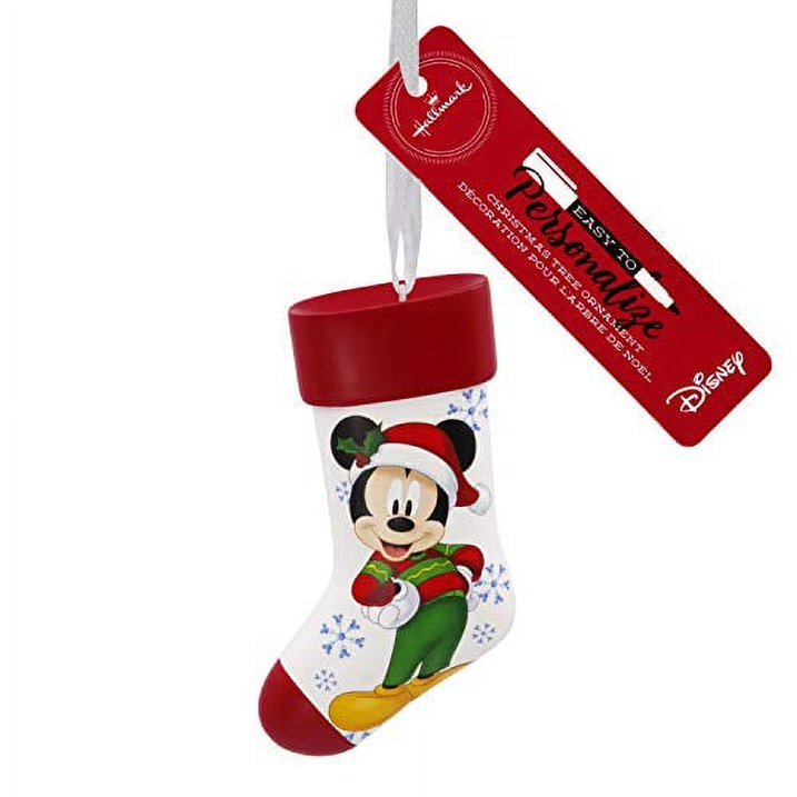 Disney Mickey Mouse Stocking Personalized Hallmark Ornament