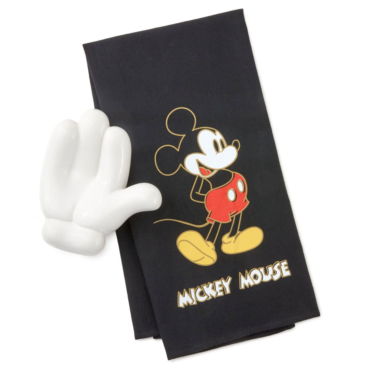 Disney Mickey Mouse Tea Towel With Spoon Rest