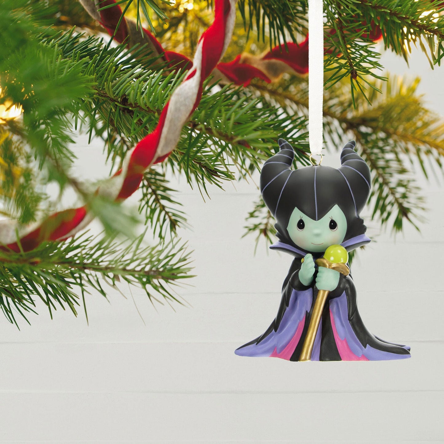 Disney Precious Moments Maleficent, Porcelain Limited 2023 Keepsake Ornament