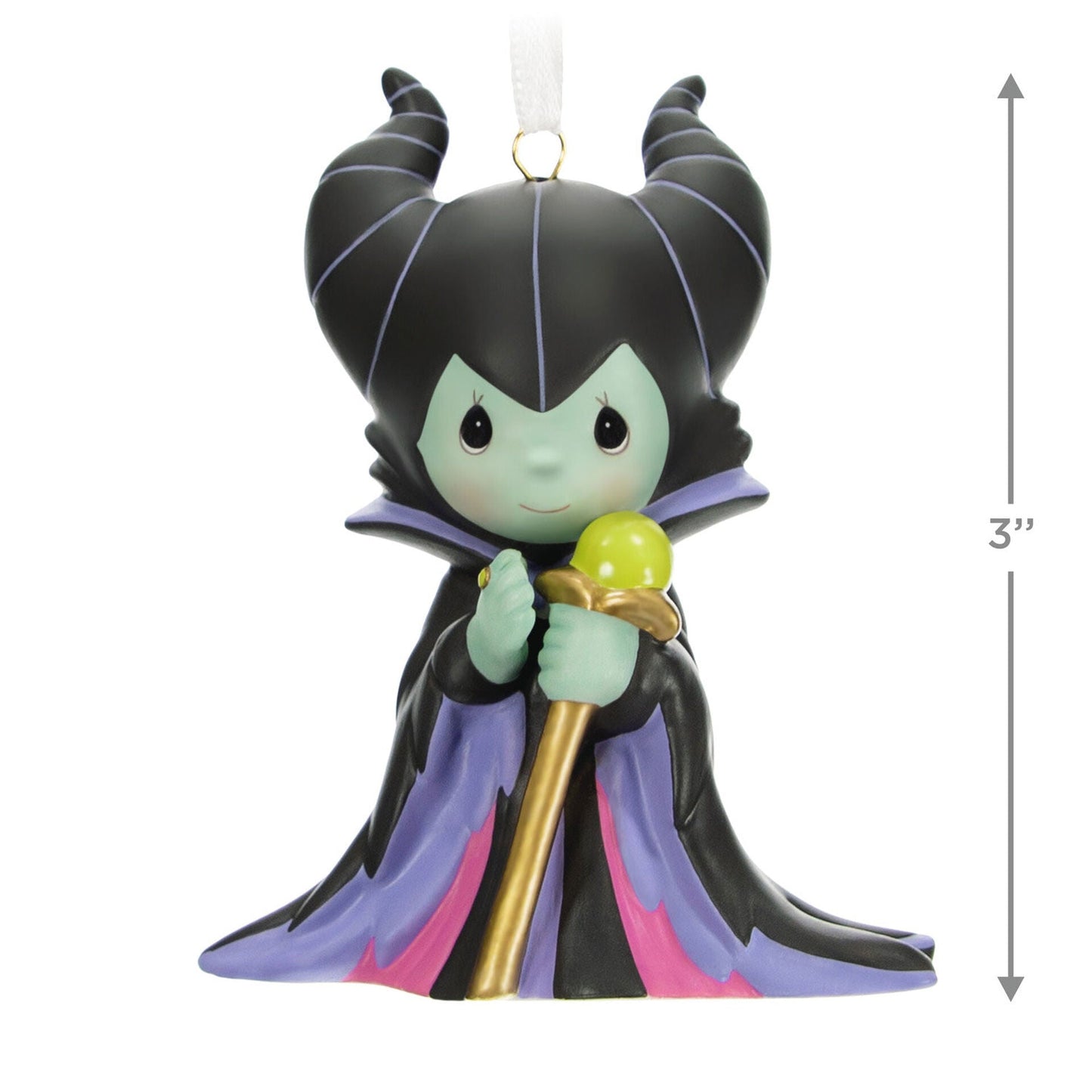 Disney Precious Moments Maleficent, Porcelain Limited 2023 Keepsake Ornament