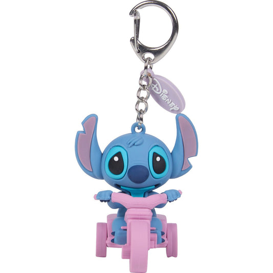 Disney Stitch on Tricycle Backpack Clip