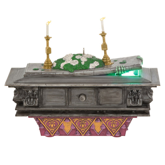 Disney The Haunted Mansion Collection The Coffin in the Conservatory, 2023 Keepsake Ornament With Light and Sound