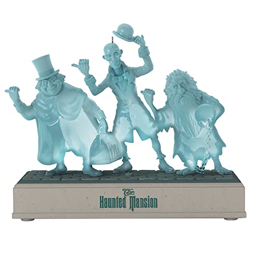 Disney The Haunted Mansion Hitchhiking Ghosts, Music with Light, 2022 Hallmark Keepsake Ornament