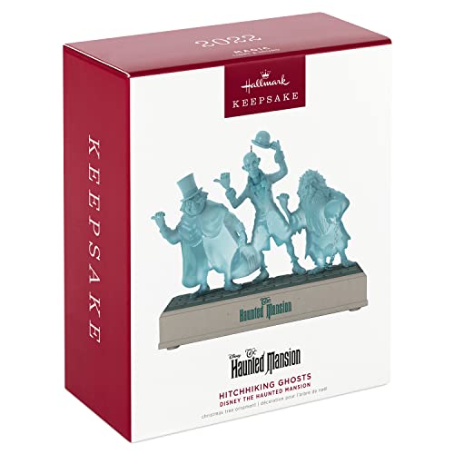 Disney The Haunted Mansion Hitchhiking Ghosts, Music with Light, 2022 Hallmark Keepsake Ornament