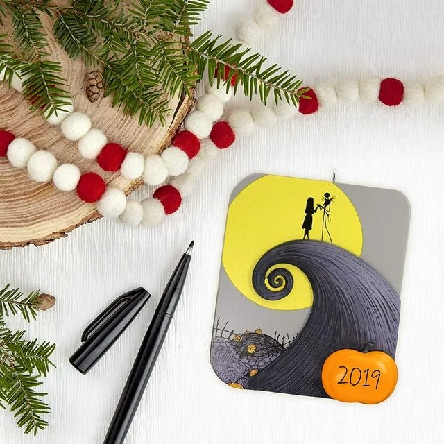 Disney The Nightmare Before Christmas Jack and Sally Personalized Hallmark Ornament