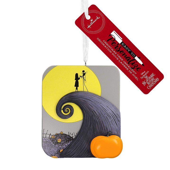 Disney The Nightmare Before Christmas Jack and Sally Personalized Hallmark Ornament