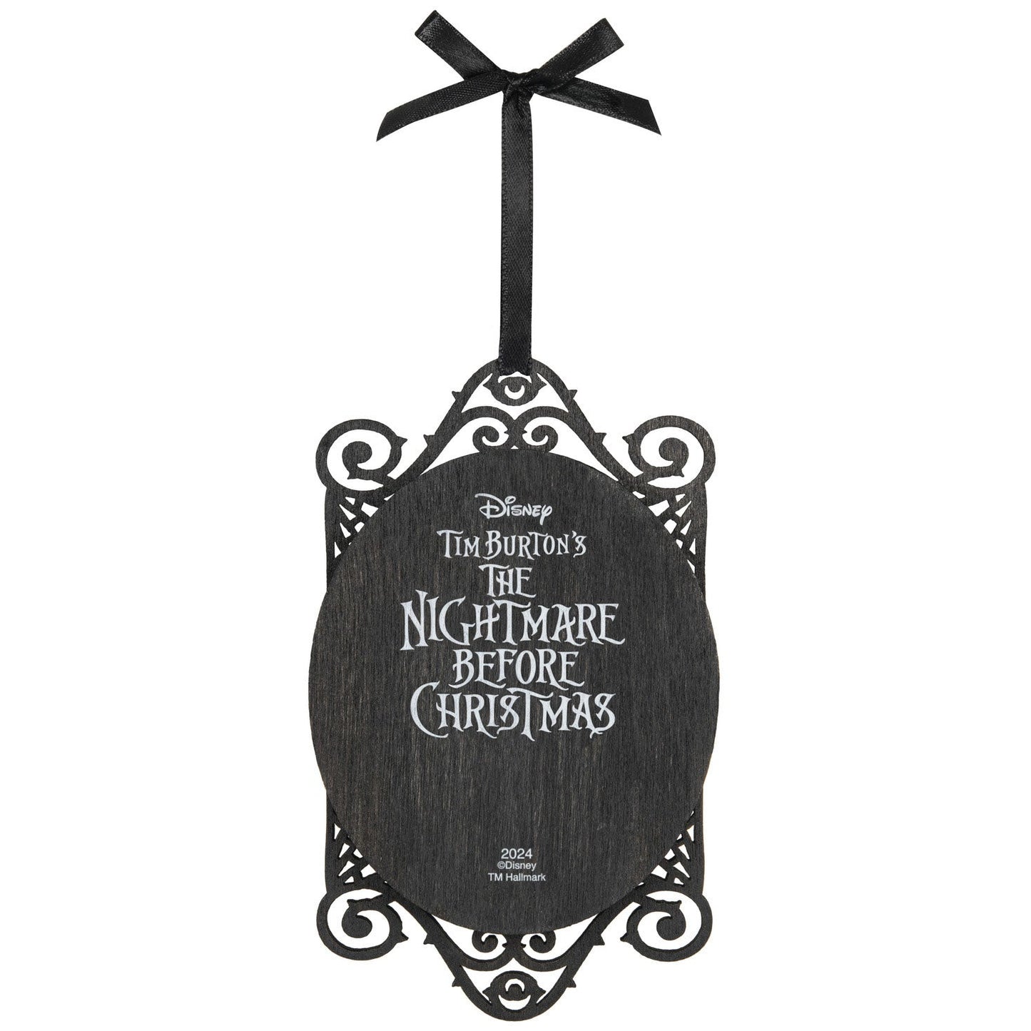Disney Tim Burton's The Nightmare Before Christmas Jack and Sally Papercraft 2024 Keepsake Ornament