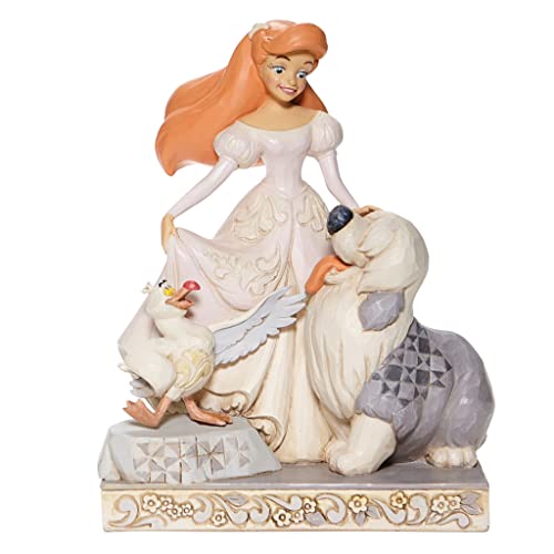 Enesco Disney Traditions by Jim Shore White Woodland The Little Mermaid Ariel, Max and Scuttle Figurine, 7.75 outlet Inch, Multicolor