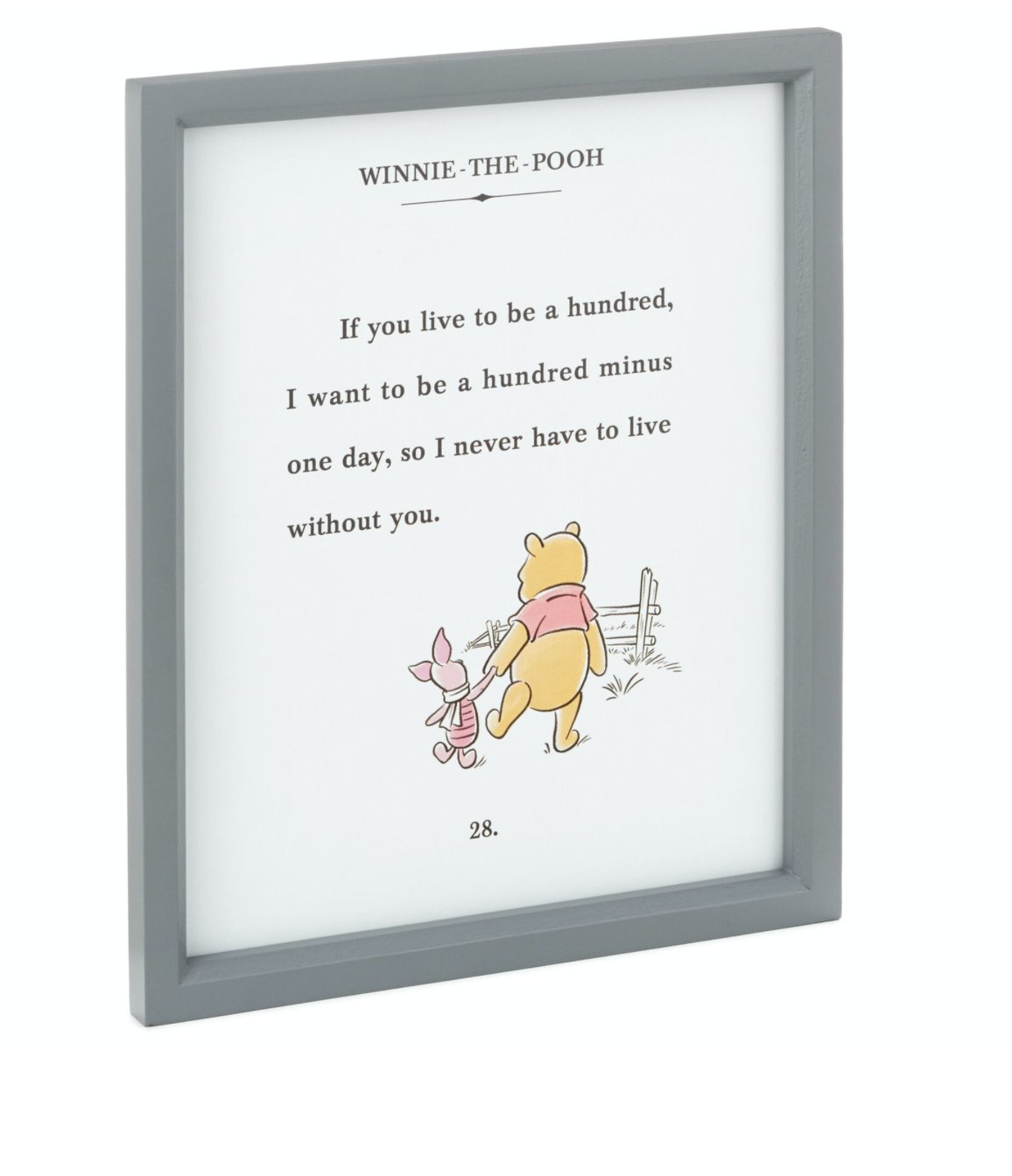 Disney Winnie the Pooh and Piglet Friendship Framed Art, 9.5x11.5