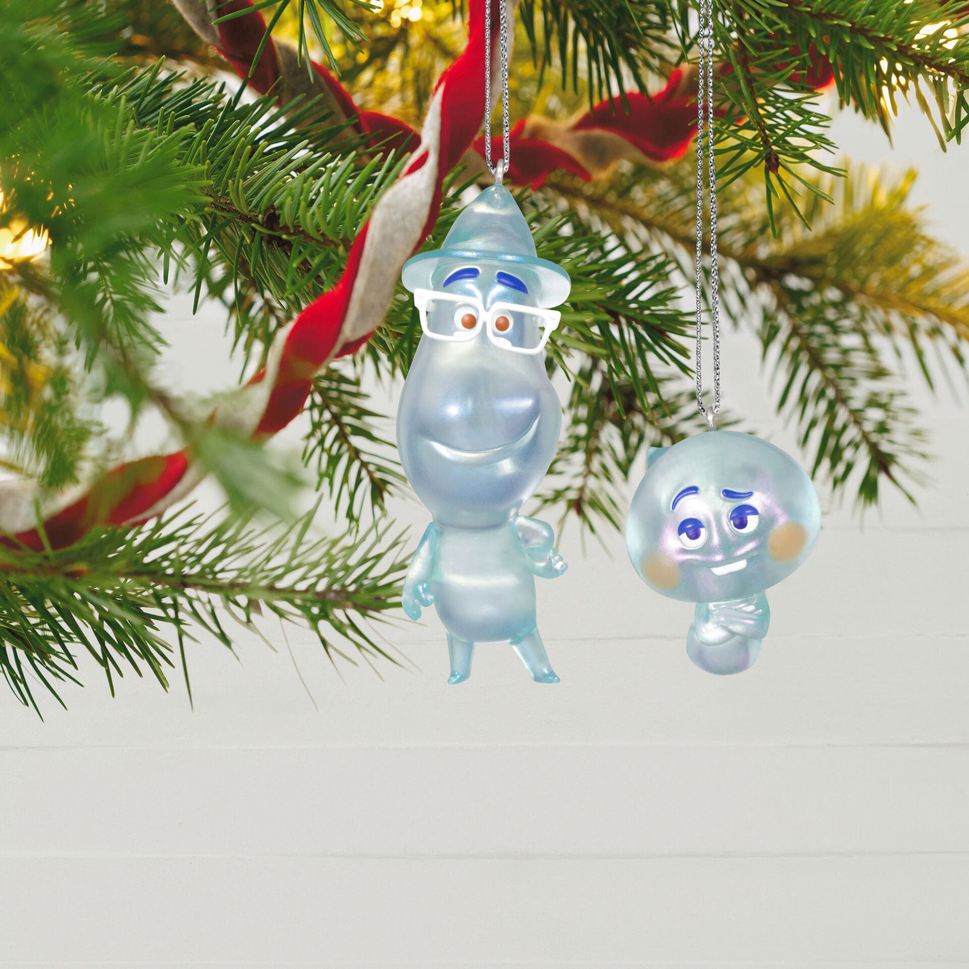 Disney/Pixar Soul Joe Gardner and 22, Set of 2, Limited 2023 Keepsake Ornaments