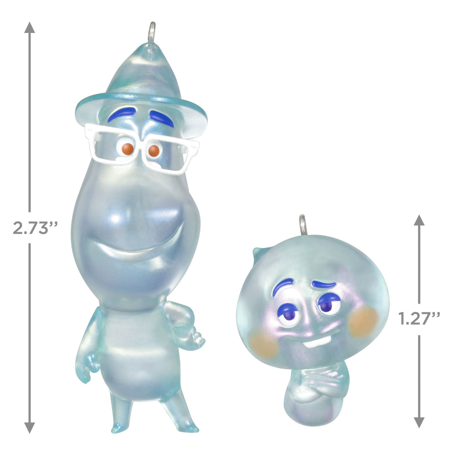 Disney/Pixar Soul Joe Gardner and 22, Set of 2, Limited 2023 Keepsake Ornaments
