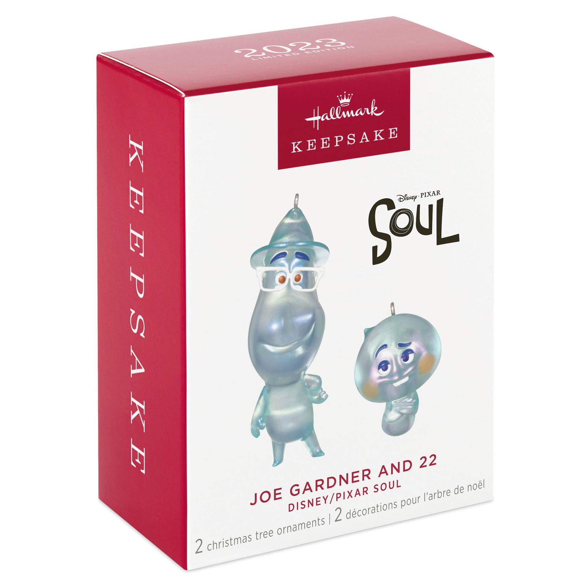 Disney/Pixar Soul Joe Gardner and 22, Set of 2, Limited 2023 Keepsake Ornaments