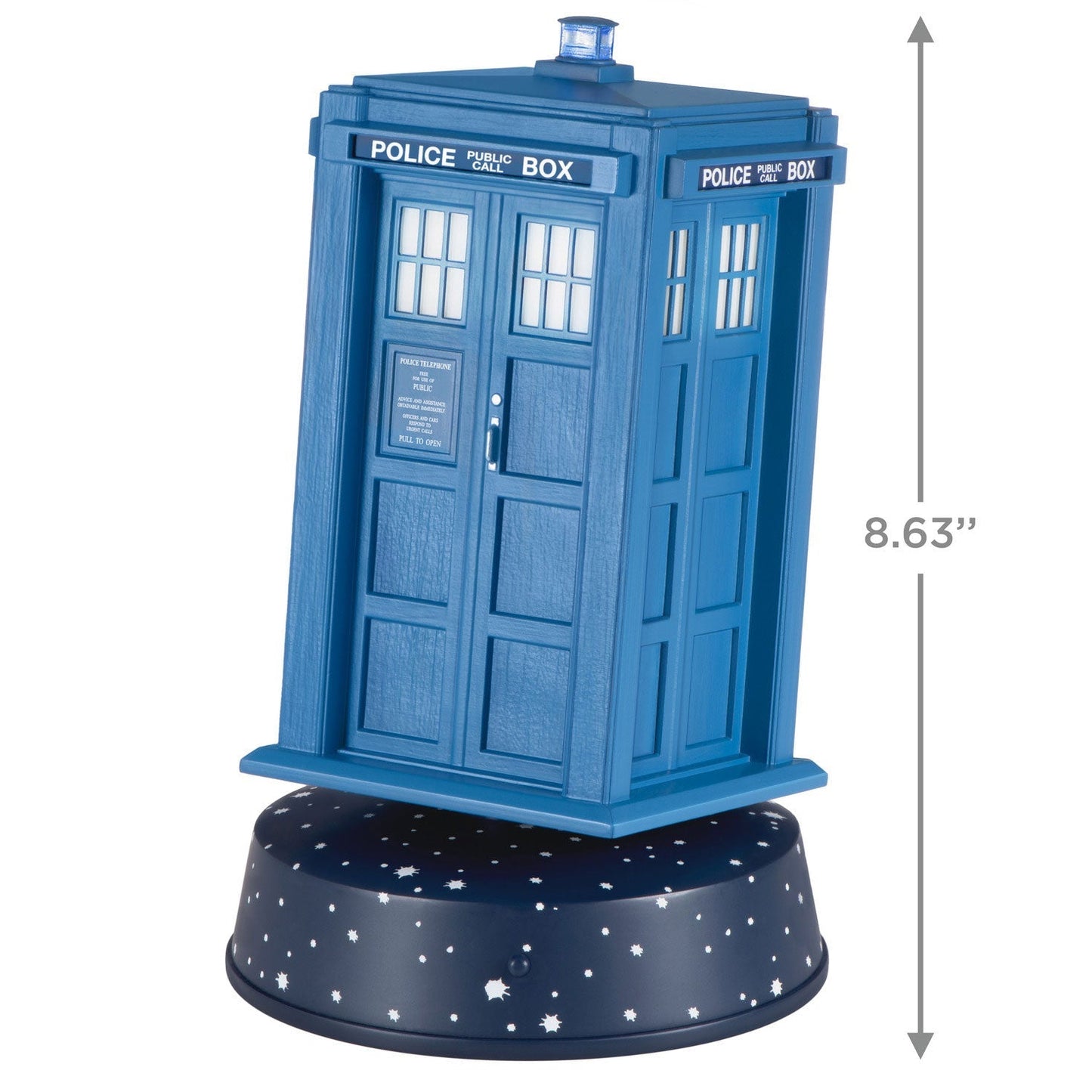 Doctor Who 60th Anniversary TARDIS Tabletop Decoration With Light, Sound and Motion