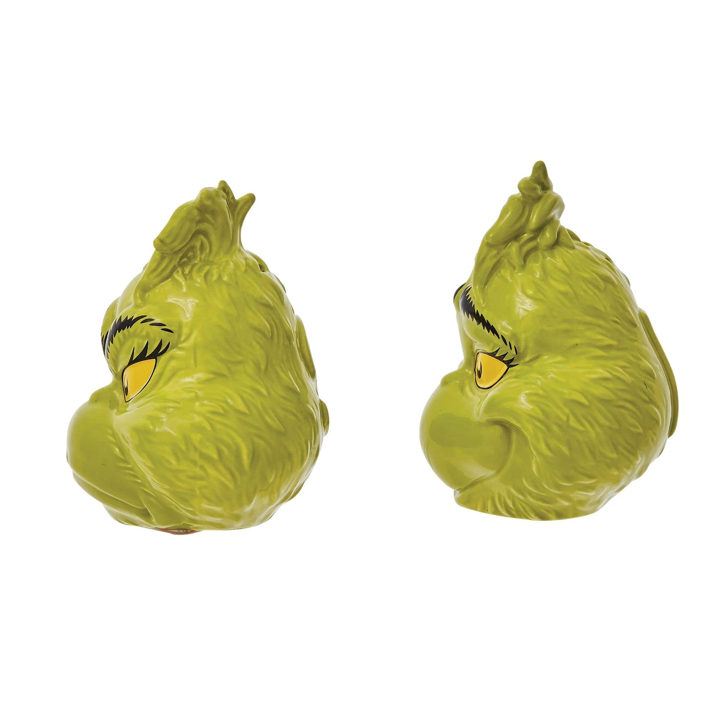 Dr. Seuss the Grinch Faces Salt and Pepper Spice Shaker Set, 3.5"