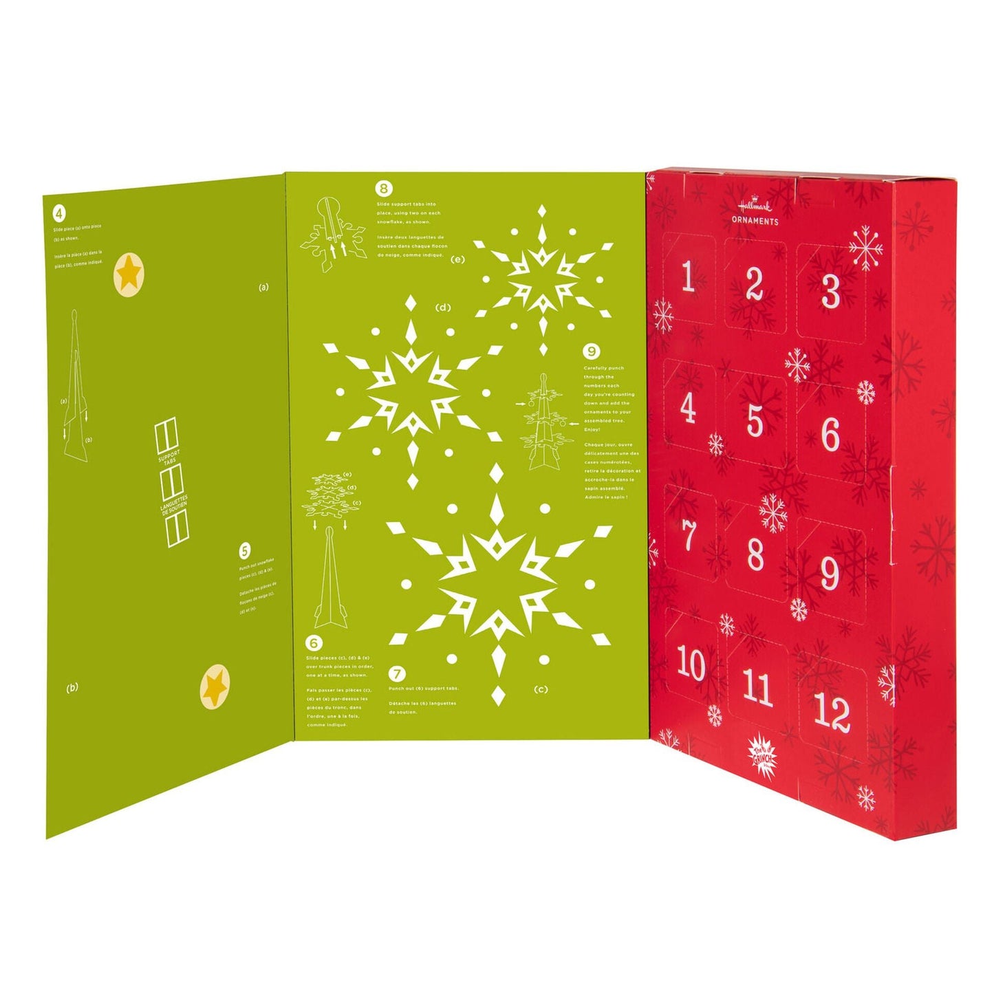 Dr. Seuss's How the Grinch Stole Christmas!™ Countdown Calendar Miniature Christmas Tree Set with 12 Mini Ornaments