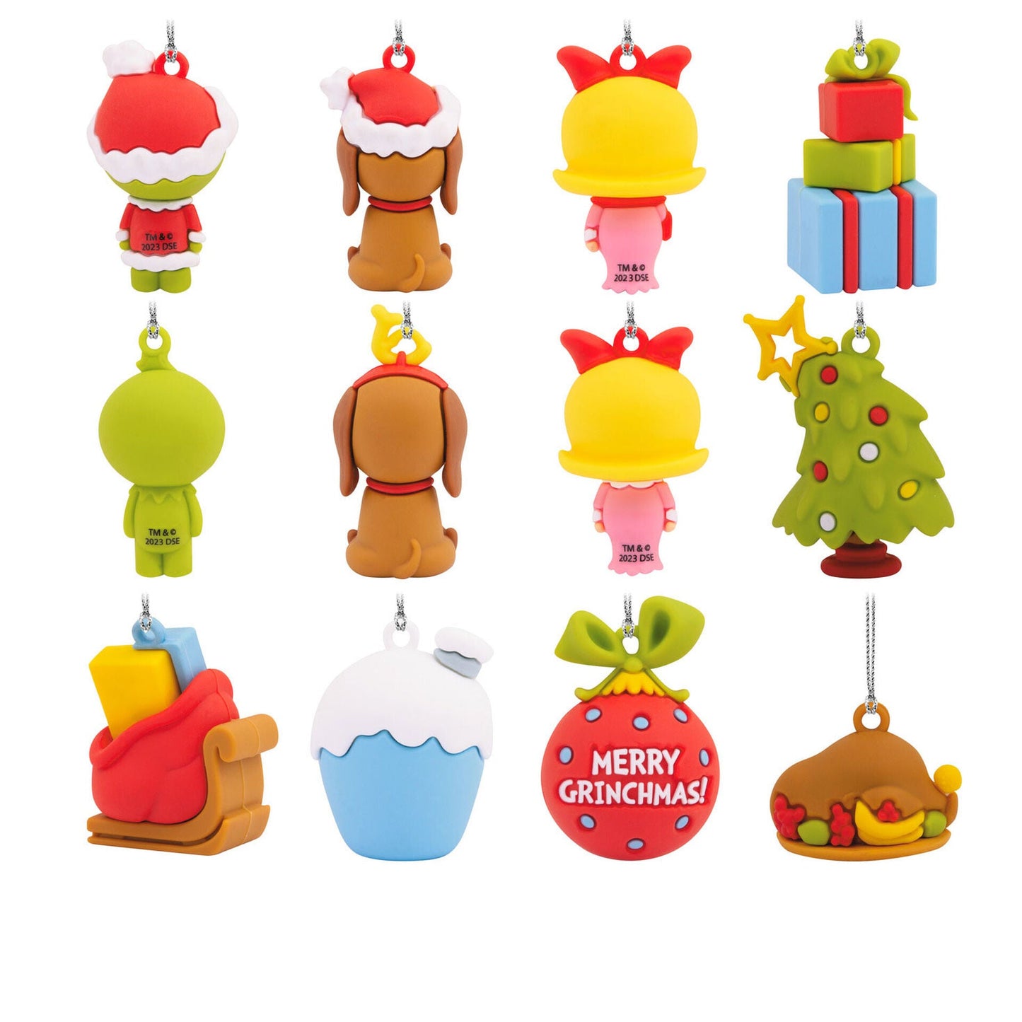 Dr. Seuss's How the Grinch Stole Christmas!™ Countdown Calendar Miniature Christmas Tree Set with 12 Mini Ornaments